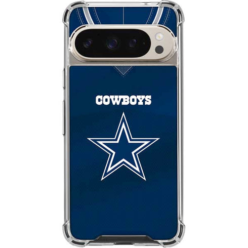 NFL Dallas Cowboys Team Jersey Pixel 9/9 Pro Clear Case